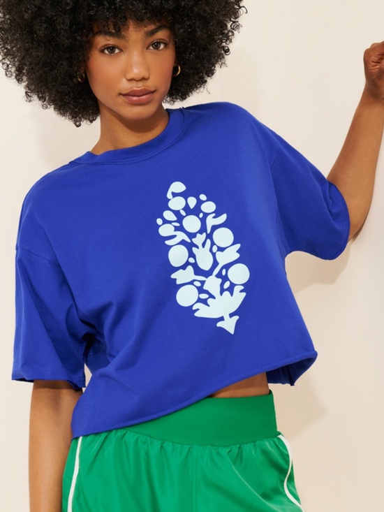 FP Movement by Free People Tops - *FIRM PRICE* Free People Movement Inspire Buti Logo Cropped Tee